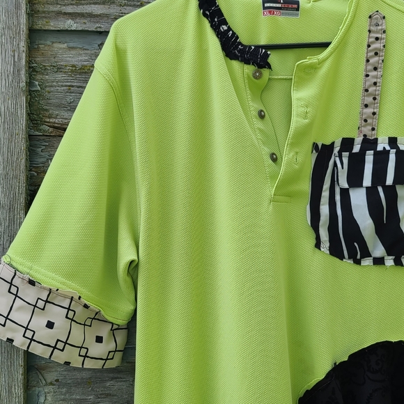 Handcrafted Boho Patchwork Upcycled dress - Picture 2 of 4